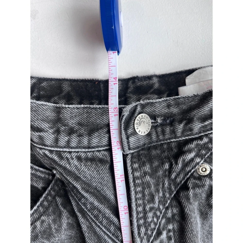 Rockies Vintage High Waisted Western Jeans Faded Black‎ Tapered Leg